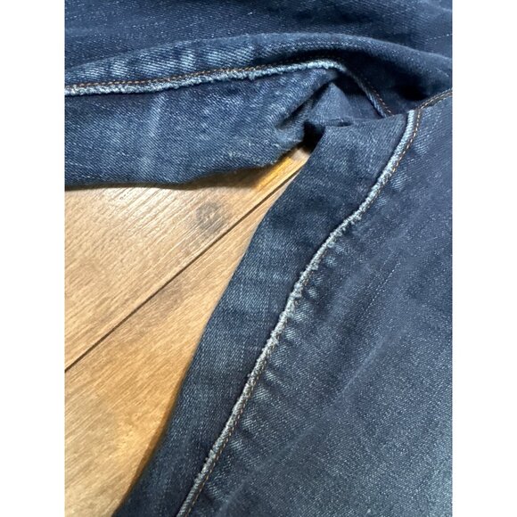 Old Navy Power Straight Womens Dark Wash Jeans Size 20 Cotton/Polyester Blend - Picture 9 of 11